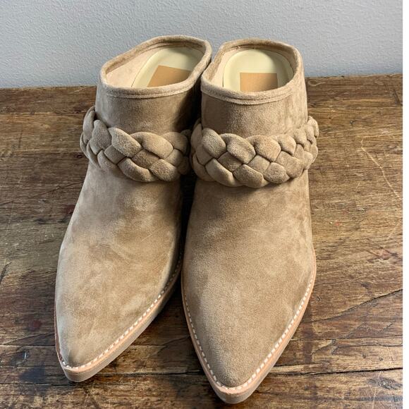 Dolce Vita SERLA Womens Suede Pointed Toe‎ Mules size 8.5 - Picture 2 of 7